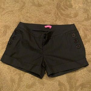 BCBG black dressy shorts